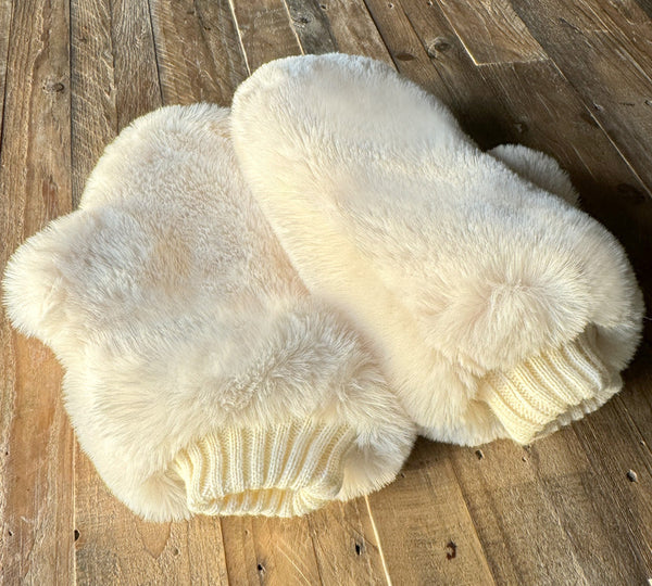 Fur Massage gloves