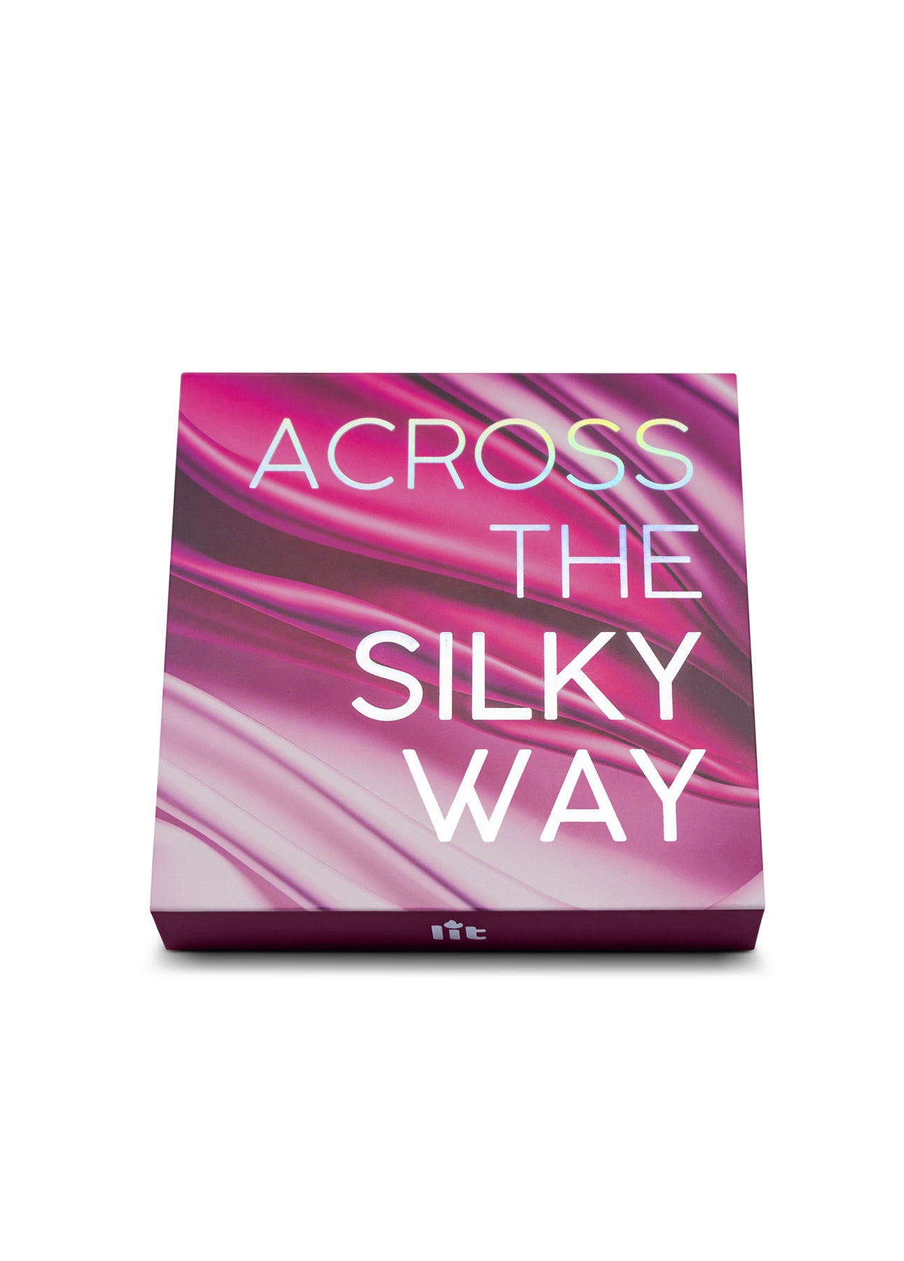 Across the Silky Way satin sash magnetic closure gift box