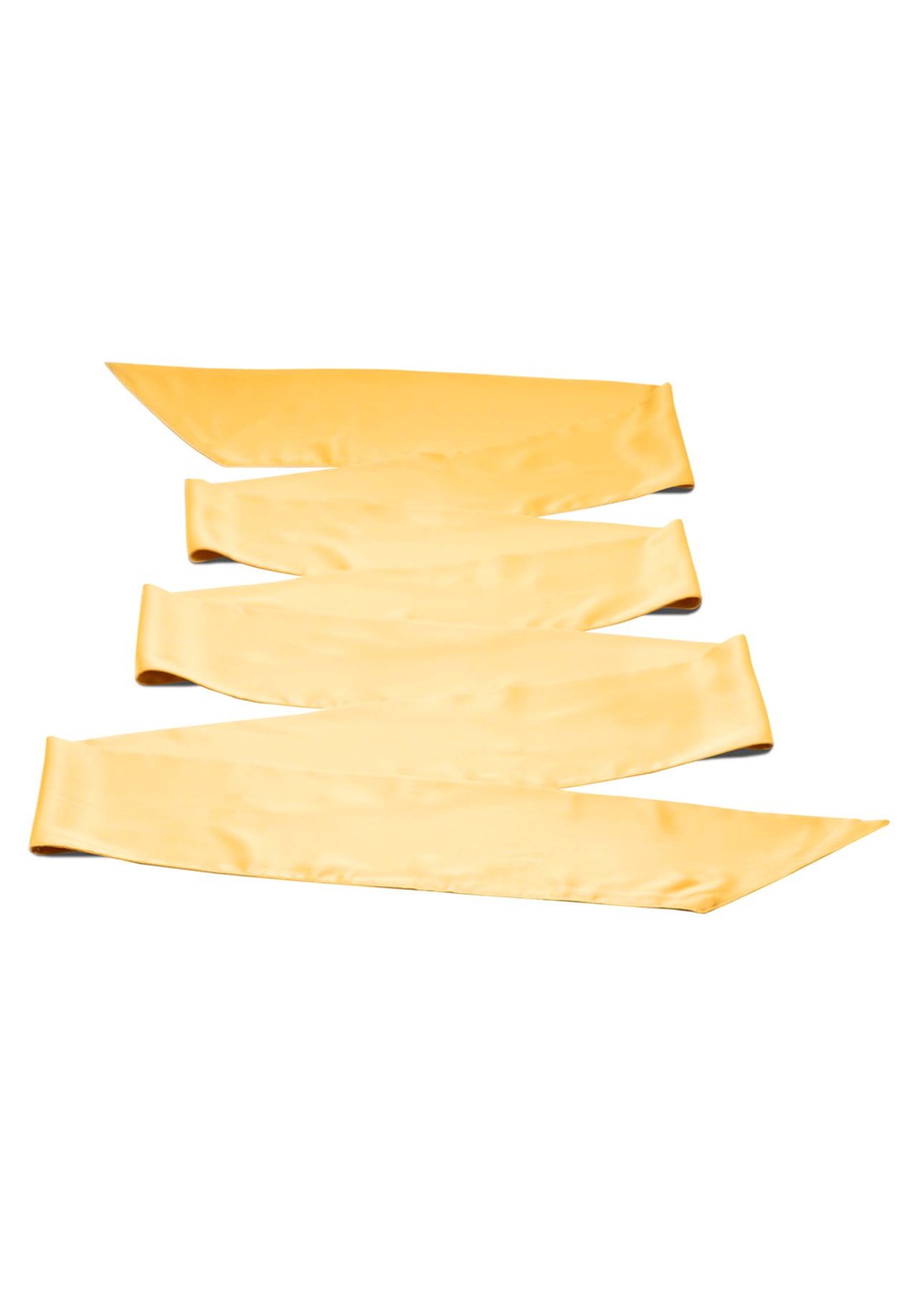 Gold satin sash for sensual restraint and couples intimacy